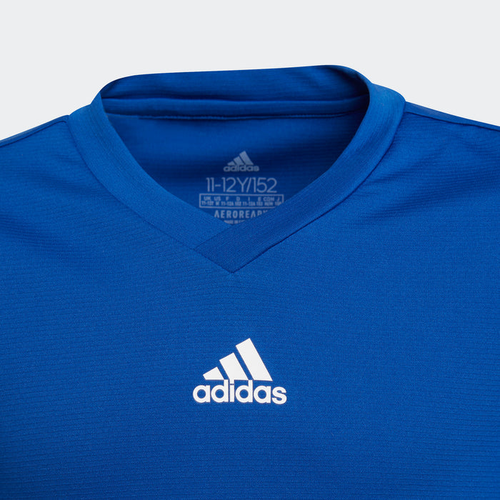 adidas TEAM BASE Long Sleeve Tee | Royal Blue | Kid's