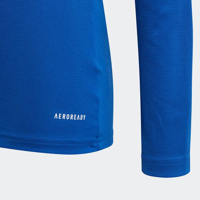 adidas TEAM BASE Long Sleeve Tee | Royal Blue | Kid's