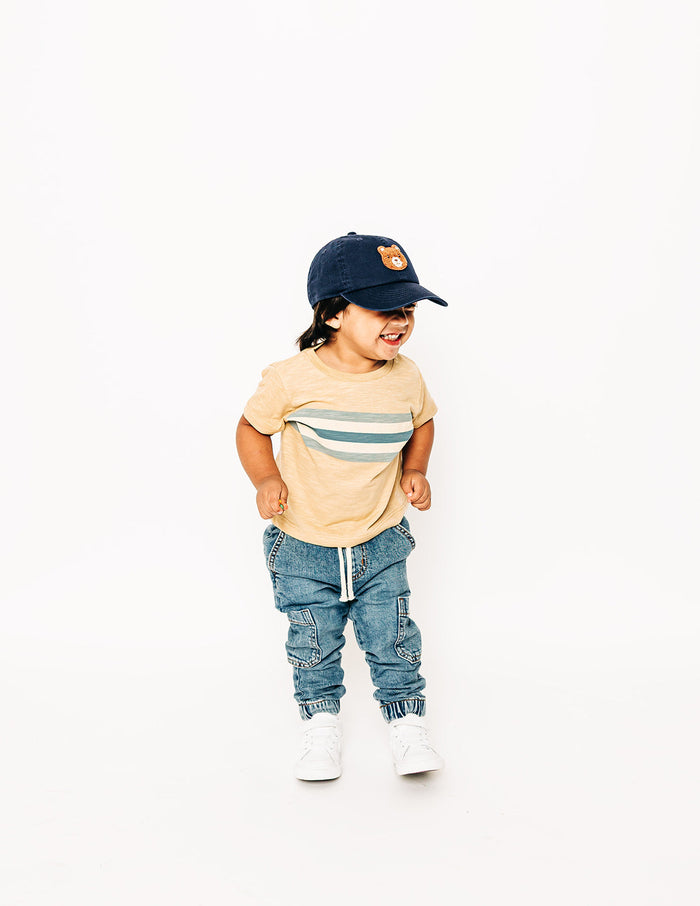 Teddy Bear Patch Baseball Hat (Multiple Colors)
