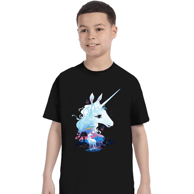 Daily_Deal_Shirts T-Shirts, Youth / XS / Black The Last Unicorn