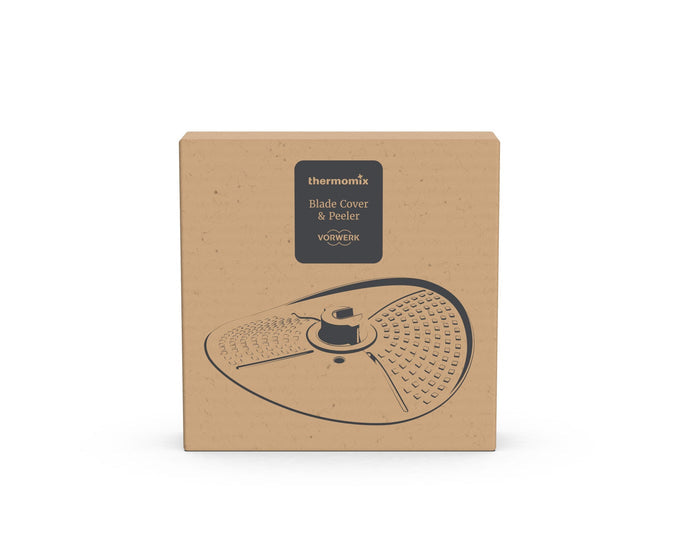 Packaging of thermomix blade cover and peeler