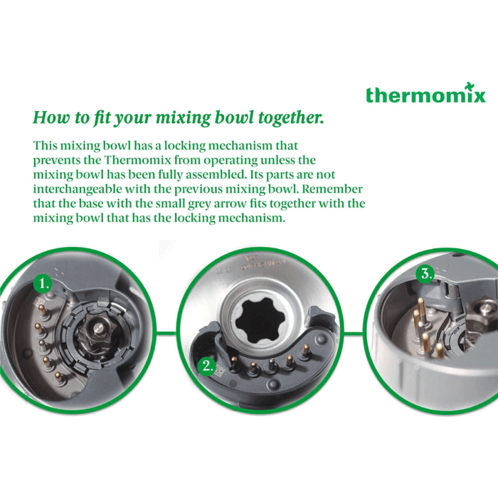 Vorwerk Parts Thermomix TM5 Bowl Blade and Lid Set