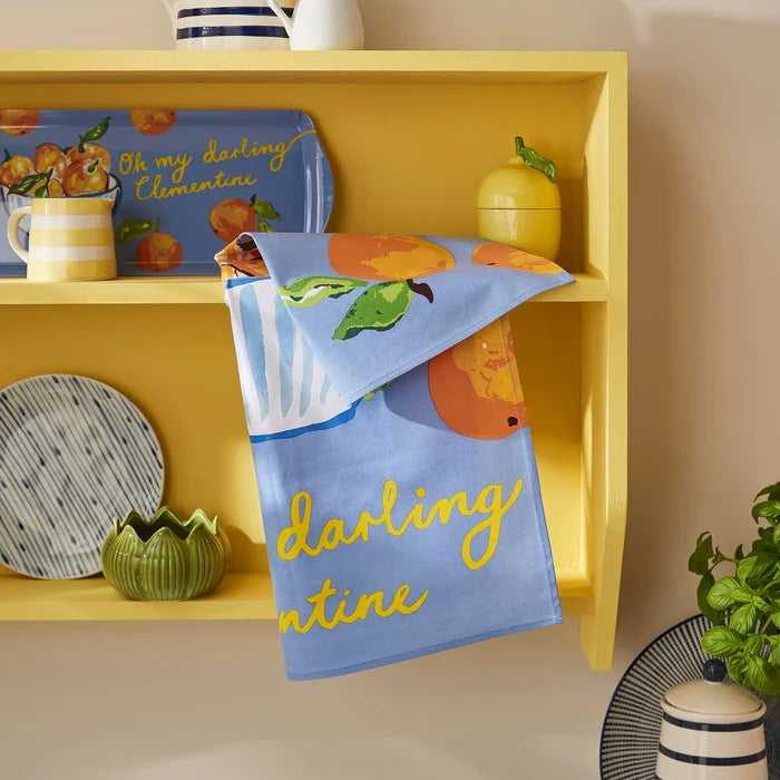 Ulster Weavers Summer Fruits Cotton Tea Towel - Clementine