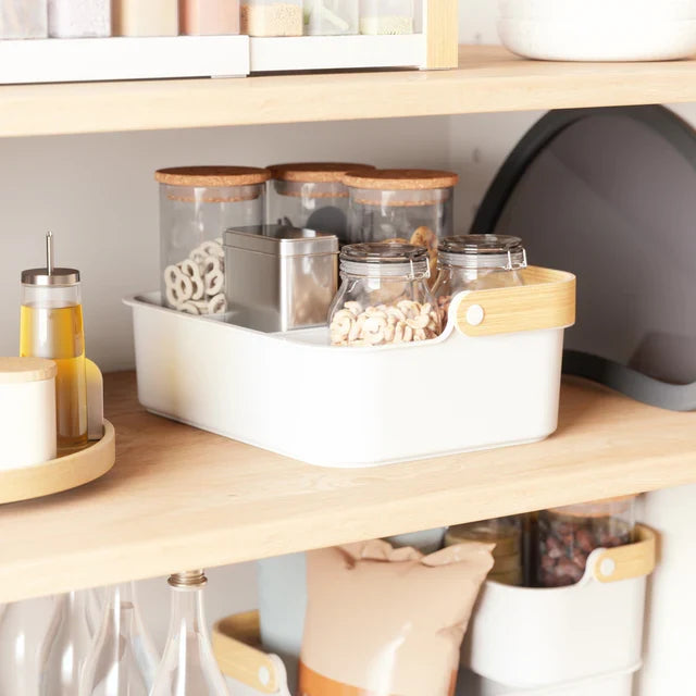 Umbra Bellwood Storage Bin / Large - White Natural