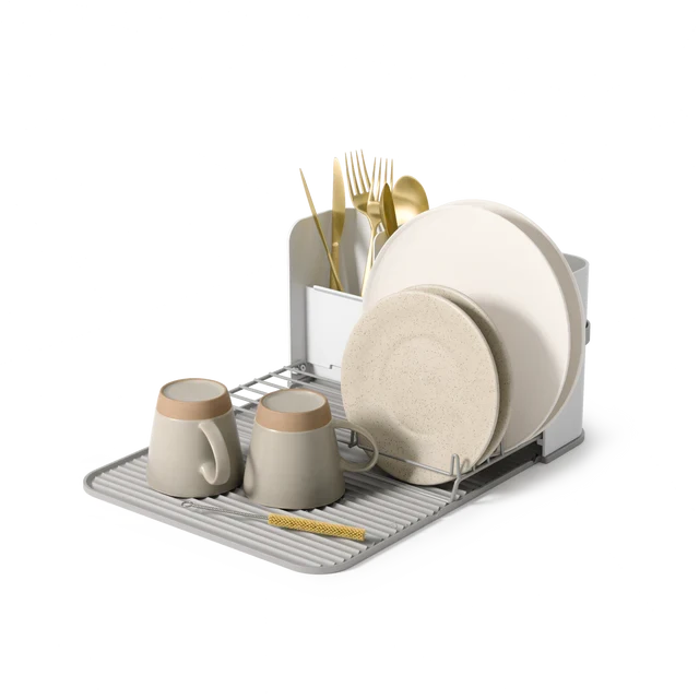 Umbra Sling Dish Rack - White Grey