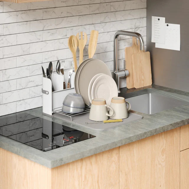 Umbra Sling Dish Rack - White Grey