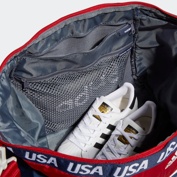 adidas USA VOLLEYBALL STUDIO III Duffel Bag | Red-White-Blue