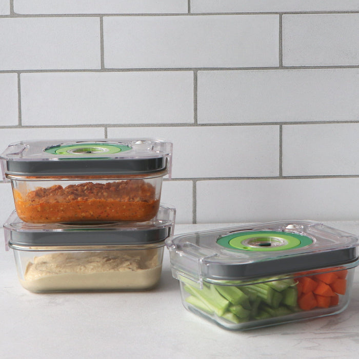 TheMix Shop Bundles Vac-U-Seal Vacuum Sealer Container 650ml Set of 3
