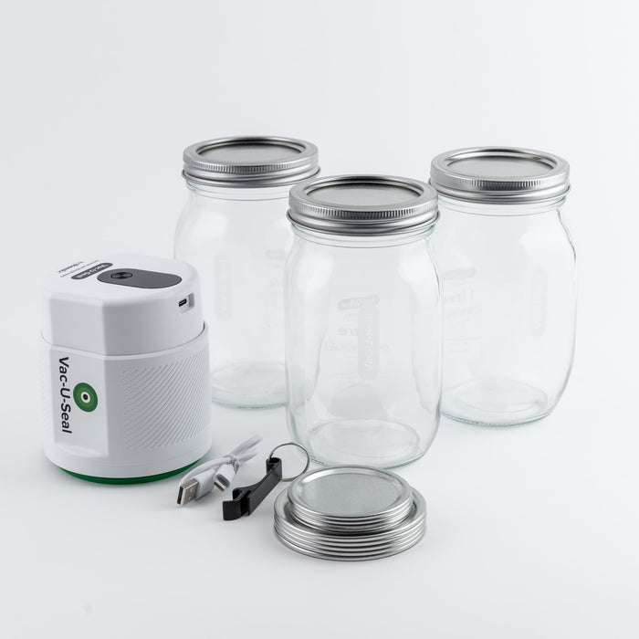 TheMix Shop Vac-U-Seal Jar 1000ml 3Pcs Set