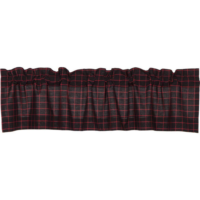 VHC Glennock Lined Plaid Valance 72 X 16 Inches Farmhouse Country Style