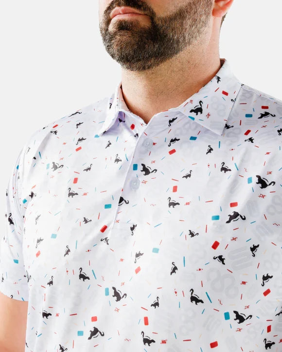 Waggle Cribbage Men's Polo