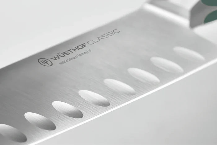 Wusthof Classic 7" Hollow Edge Santoku -  Fresh Rosemary