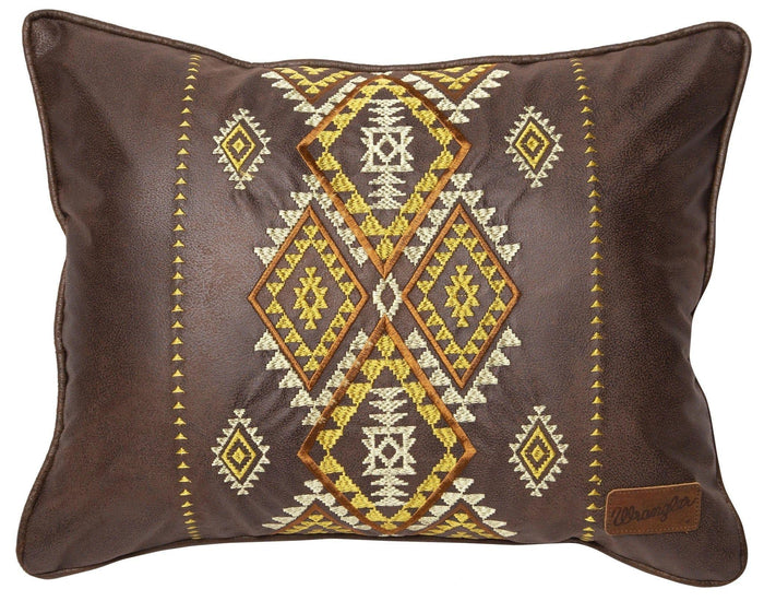 Yellowstone Diamond Embroidered Accent Pillow - Your Western Decor, LLC